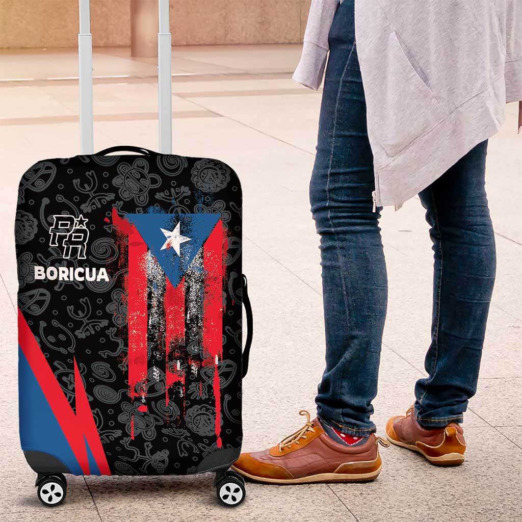 Puerto Rico Luggage Cover Boricua PR Flag Style