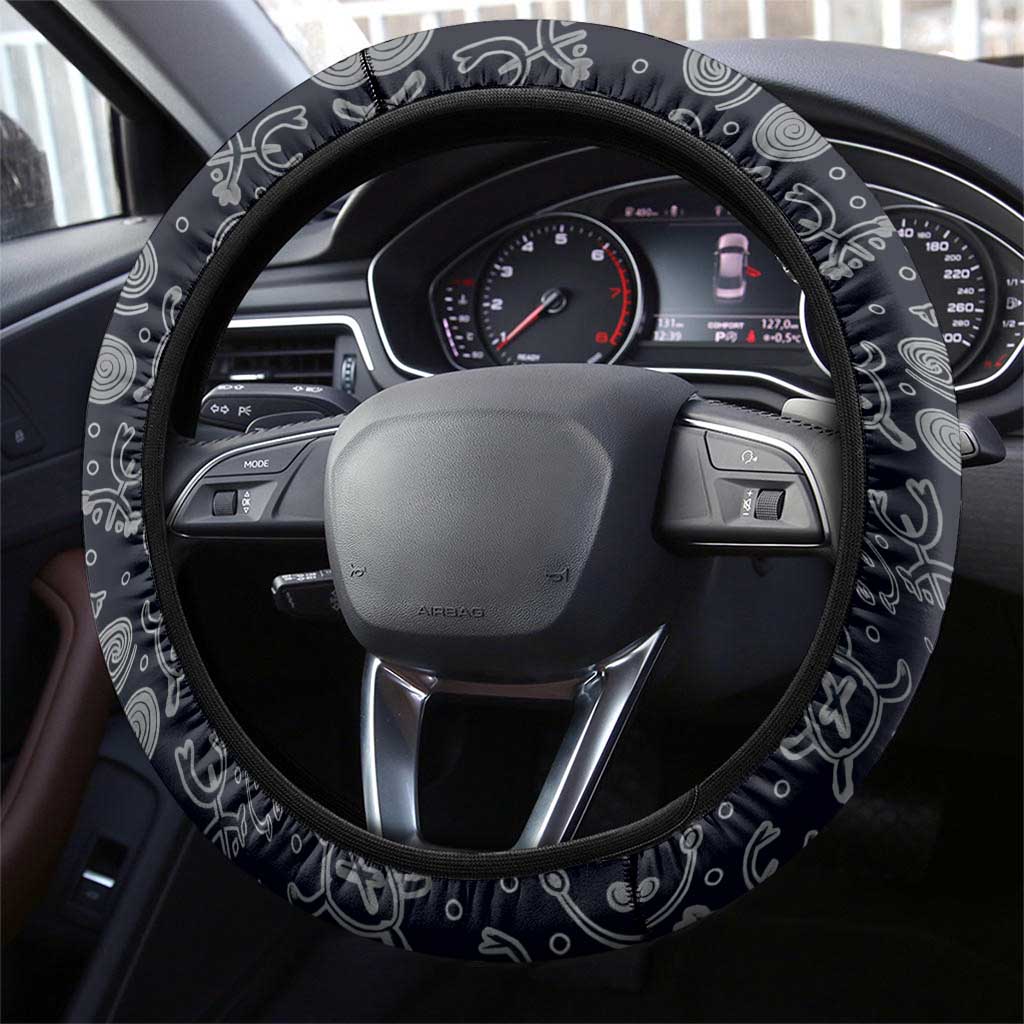 Puerto Rico Steering Wheel Cover Boricua PR Flag Style
