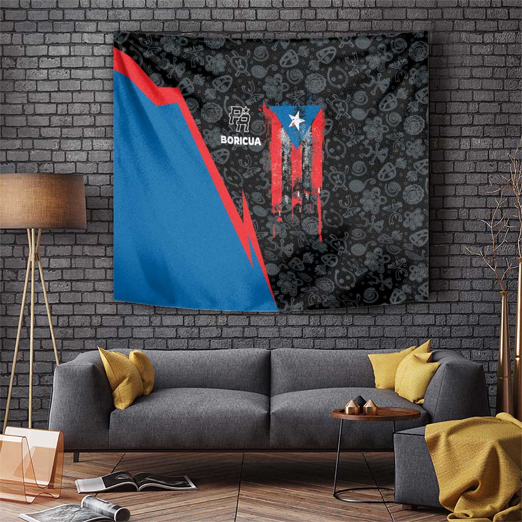 Puerto Rico Tapestry Boricua PR Flag Style