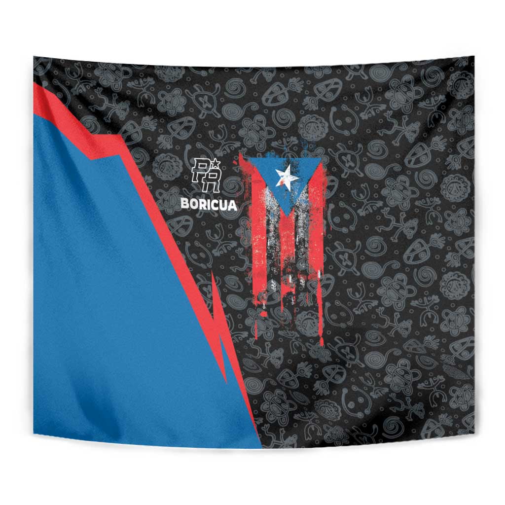 Puerto Rico Tapestry Boricua PR Flag Style