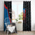 Puerto Rico Window Curtain Boricua PR Flag Style