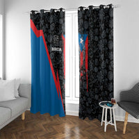 Puerto Rico Window Curtain Boricua PR Flag Style