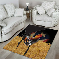 Puerto Rico Rooster Area Rug Gallo Boricua