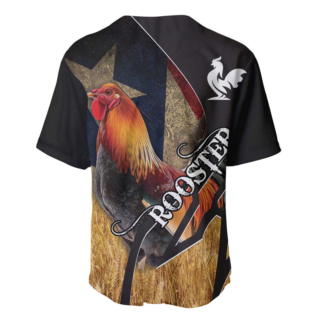 Puerto Rico Rooster Baseball Jersey Gallo Boricua