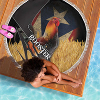 Puerto Rico Rooster Beach Blanket Gallo Boricua