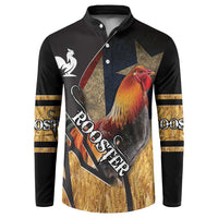 Puerto Rico Rooster Button Sweatshirt Gallo Boricua