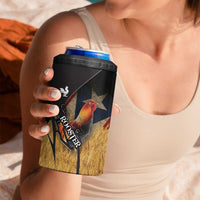 Puerto Rico Rooster 4 in 1 Can Cooler Tumbler Gallo Boricua