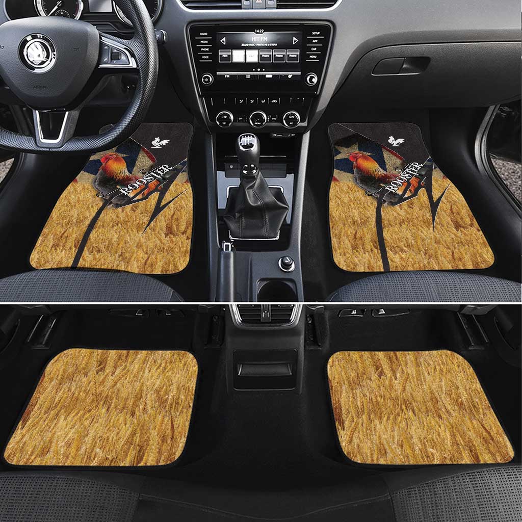 Puerto Rico Rooster Car Mats Gallo Boricua