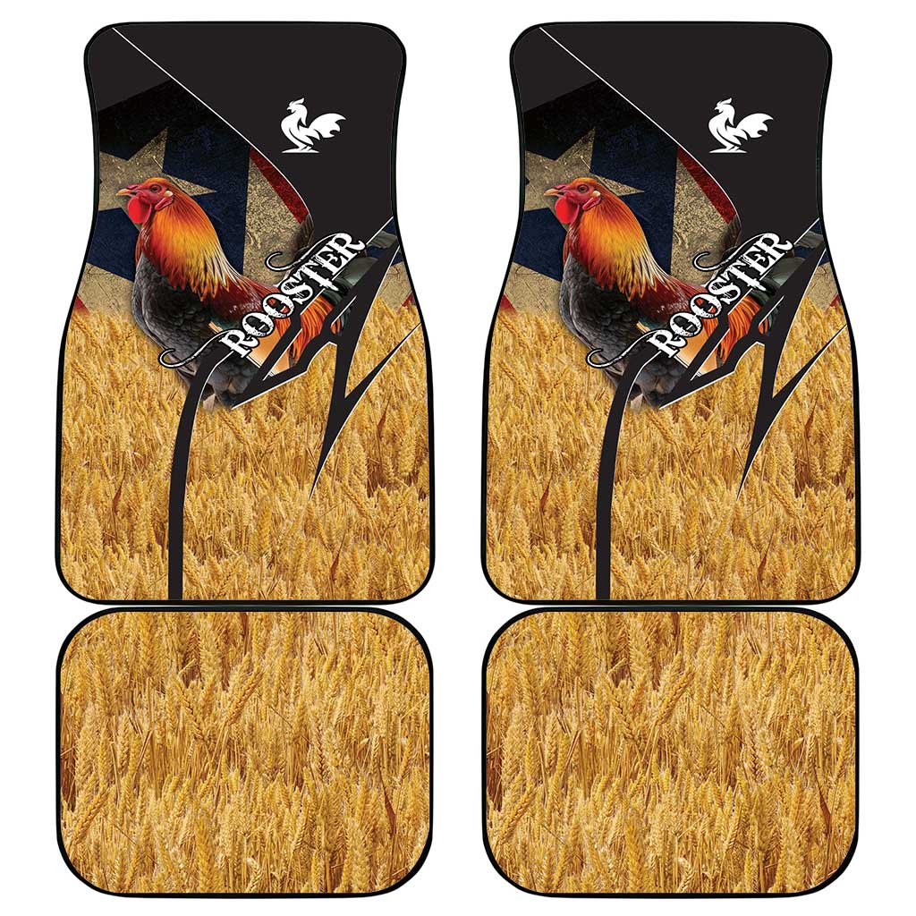 Puerto Rico Rooster Car Mats Gallo Boricua