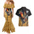 Puerto Rico Rooster Couples Matching Mermaid Dress and Hawaiian Shirt Gallo Boricua