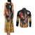 Puerto Rico Rooster Couples Matching Tank Maxi Dress and Long Sleeve Button Shirt Gallo Boricua