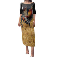 Puerto Rico Rooster Family Matching Puletasi and Hawaiian Shirt Gallo Boricua