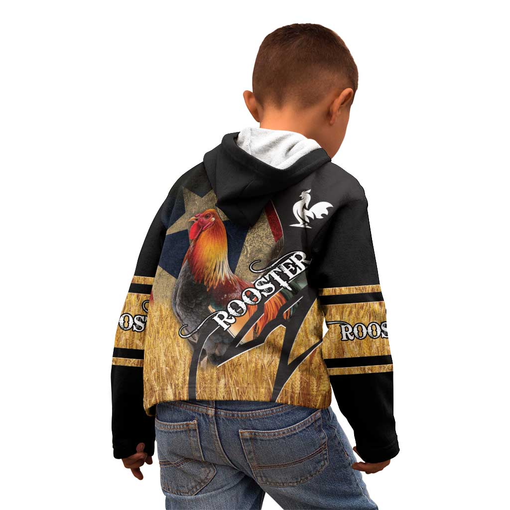 Puerto Rico Rooster Kid Hoodie Gallo Boricua