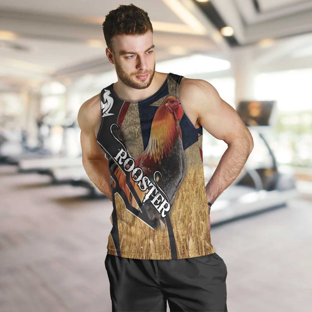 Puerto Rico Rooster Men Tank Top Gallo Boricua