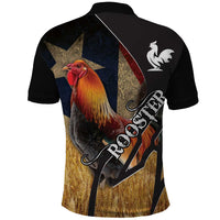 Puerto Rico Rooster Polo Shirt Gallo Boricua