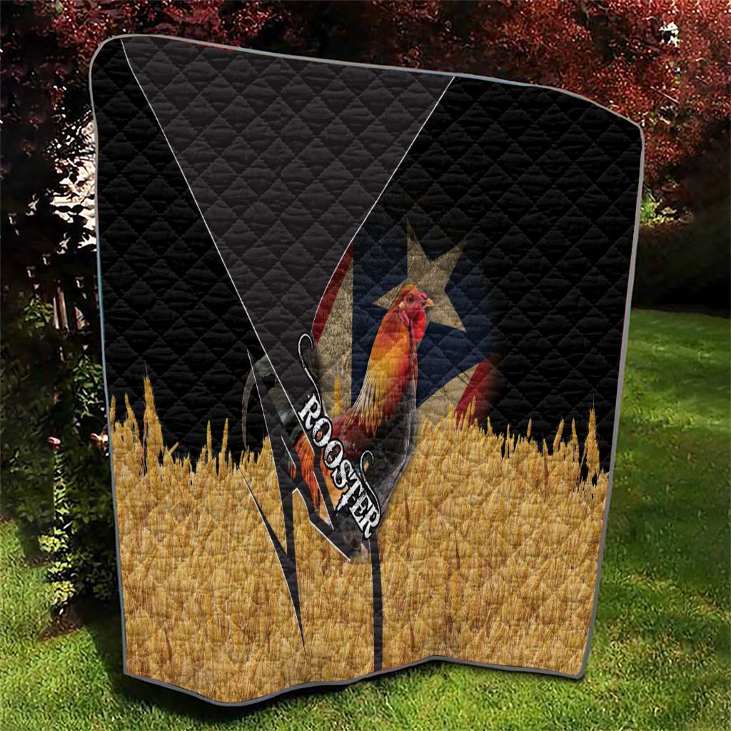 Puerto Rico Rooster Quilt Gallo Boricua