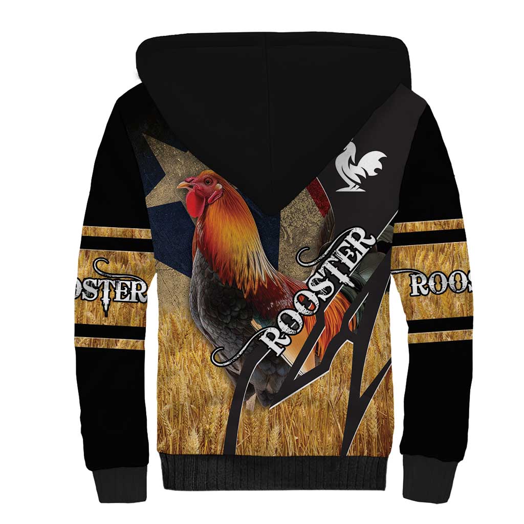 Puerto Rico Rooster Sherpa Hoodie Gallo Boricua