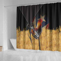 Puerto Rico Rooster Shower Curtain Gallo Boricua