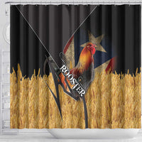Puerto Rico Rooster Shower Curtain Gallo Boricua