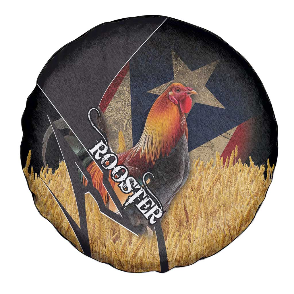 Puerto Rico Rooster Spare Tire Cover Gallo Boricua