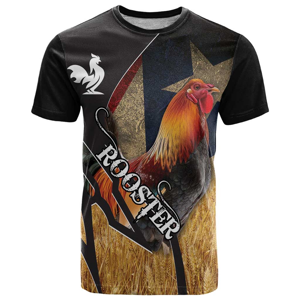 Puerto Rico Rooster T Shirt Gallo Boricua