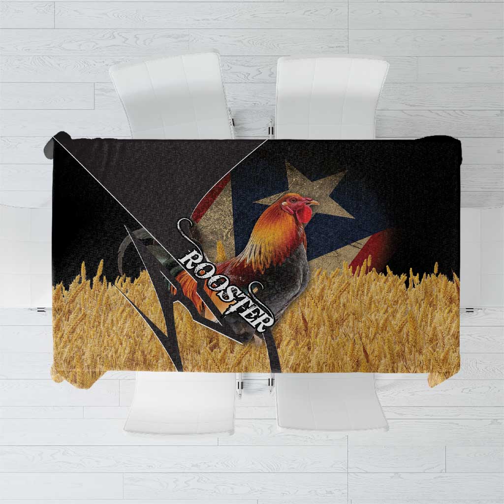 Puerto Rico Rooster Tablecloth Gallo Boricua