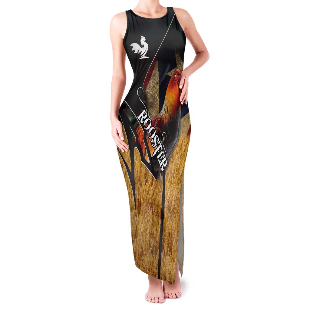 Puerto Rico Rooster Tank Maxi Dress Gallo Boricua