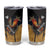 Puerto Rico Rooster Tumbler Cup Gallo Boricua
