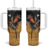 Puerto Rico Rooster Tumbler With Handle Gallo Boricua