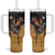 Puerto Rico Rooster Tumbler With Handle Gallo Boricua