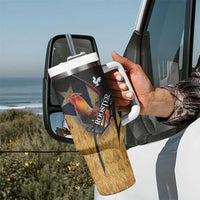 Puerto Rico Rooster Tumbler With Handle Gallo Boricua