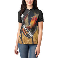 Puerto Rico Rooster Women Polo Shirt Gallo Boricua - Wonder Print Shop