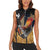 Puerto Rico Rooster Women Sleeveless Polo Shirt Gallo Boricua - Wonder Print Shop