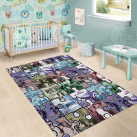 The Civil Rights Journey in Puzzle Area Rug African American