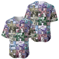 The Civil Rights Journey in Puzzle Baseball Jersey African American