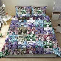 The Civil Rights Journey in Puzzle Bedding Set African American