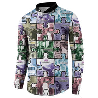The Civil Rights Journey in Puzzle Button Sweatshirt African American