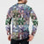 The Civil Rights Journey in Puzzle Button Sweatshirt African American
