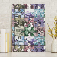 The Civil Rights Journey in Puzzle Canvas Wall Art African American