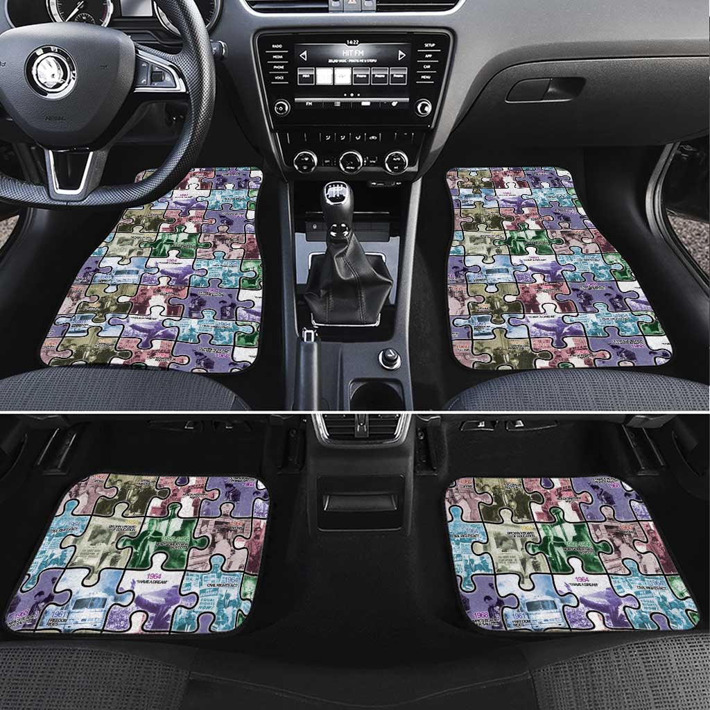 The Civil Rights Journey in Puzzle Car Mats African American