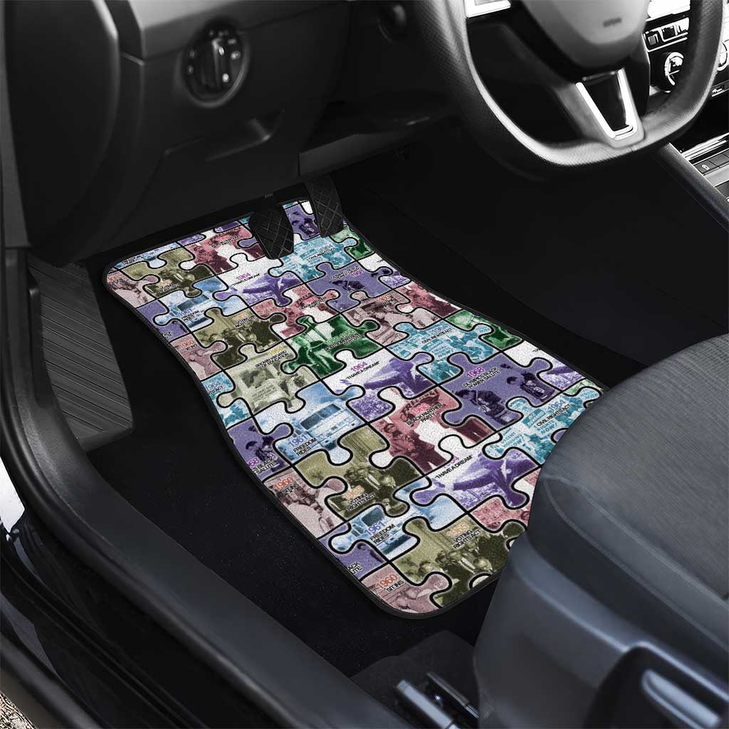 The Civil Rights Journey in Puzzle Car Mats African American