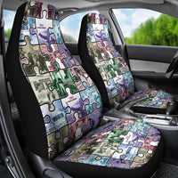 The Civil Rights Journey in Puzzle Car Seat Cover African American