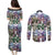 The Civil Rights Journey in Puzzle Couples Matching Puletasi and Long Sleeve Button Shirt African American