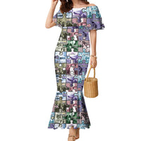 The Civil Rights Journey in Puzzle Family Matching Mermaid Dress and Hawaiian Shirt African American