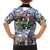 The Civil Rights Journey in Puzzle Family Matching Off The Shoulder Long Sleeve Dress and Hawaiian Shirt African American