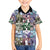 The Civil Rights Journey in Puzzle Family Matching Off The Shoulder Long Sleeve Dress and Hawaiian Shirt African American