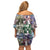 The Civil Rights Journey in Puzzle Family Matching Off Shoulder Short Dress and Hawaiian Shirt African American