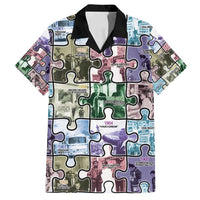 The Civil Rights Journey in Puzzle Family Matching Puletasi and Hawaiian Shirt African American