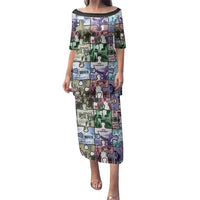 The Civil Rights Journey in Puzzle Family Matching Puletasi and Hawaiian Shirt African American
