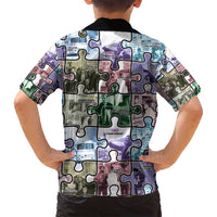 The Civil Rights Journey in Puzzle Family Matching Summer Maxi Dress and Hawaiian Shirt African American